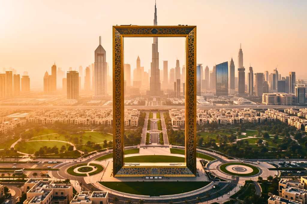 dubai-frame-goldener-rahmen-aussichtsplattform-zabeel-park-skyline